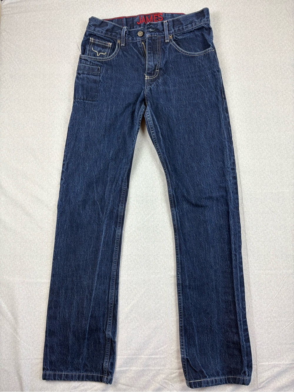 Kimes Ranch Men's Dark Blue Straight Jeans